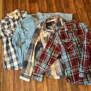 Mens button down collared shirts